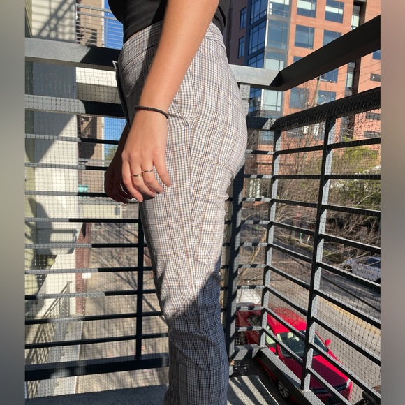 Plaid Zara Work Trousers - Picture 2 of 6